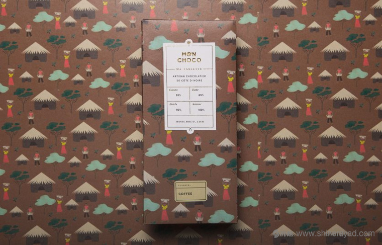 Mon Choco 巧克力包裝設(shè)計插畫設(shè)計-上海包裝設(shè)計佳作欣賞8