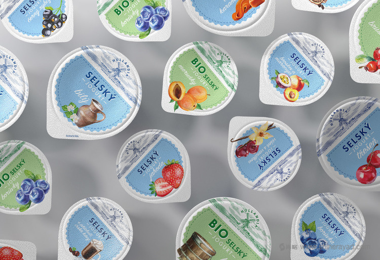 HOLLANDIA 酸奶品牌形象更新設計（logo設計包裝設計）-上海品牌設計公司欣賞5