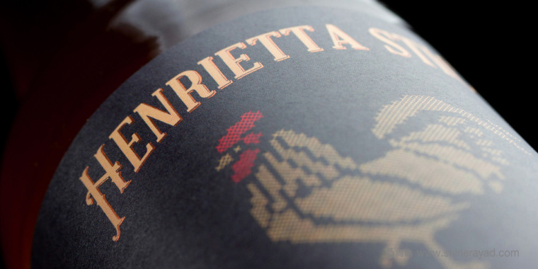 HENRIETTA 家庭農(nóng)場自產(chǎn)蘋果酒包裝設(shè)計公雞插畫設(shè)計-上海包裝設(shè)計公司收藏3