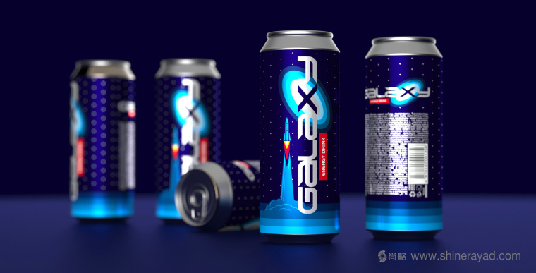 國外飲料包裝設(shè)計欣賞－GALAXY 銀河能量飲料品牌包裝設(shè)計－上海包裝設(shè)計公司4