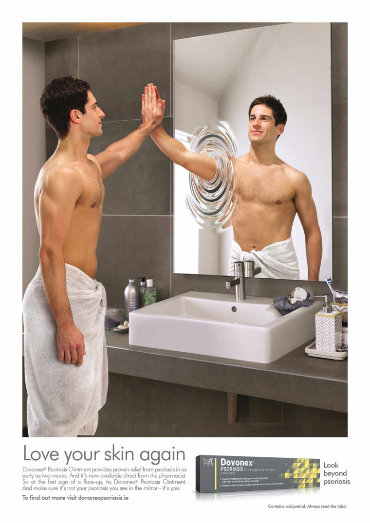 國(guó)外藥品廣告欣賞——達(dá)力士Dovonex 軟膏治療牛皮蘚平面廣告創(chuàng)意設(shè)計(jì)-上海廣告設(shè)計(jì)2 國(guó)外藥品廣告欣賞——達(dá)力士Dovonex 軟膏治療牛皮蘚平面廣告創(chuàng)意設(shè)計(jì)-上海廣告設(shè)計(jì)2