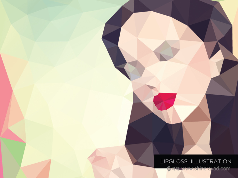 Sugar 品牌三角美女插畫美容彩妝化妝品包裝設計-上海包裝設計公司23