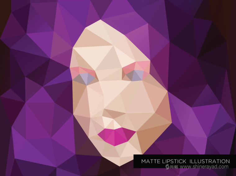 Sugar 品牌三角美女插畫美容彩妝化妝品包裝設計-上海包裝設計公司24