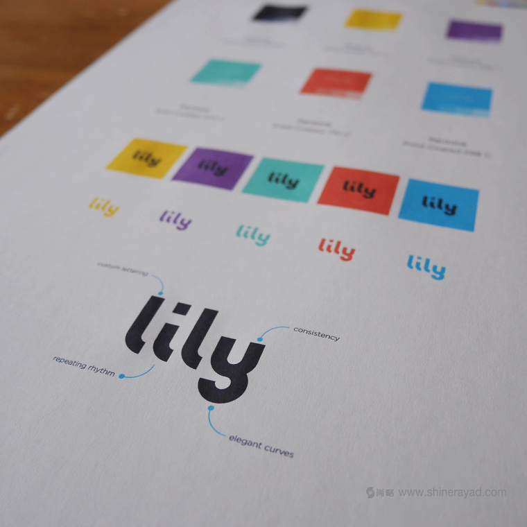 Lily 軟件英文字體logo設(shè)計(jì)字體標(biāo)準(zhǔn)制圖設(shè)計(jì)-上海logo設(shè)計(jì)公司設(shè)計(jì)培訓(xùn)6