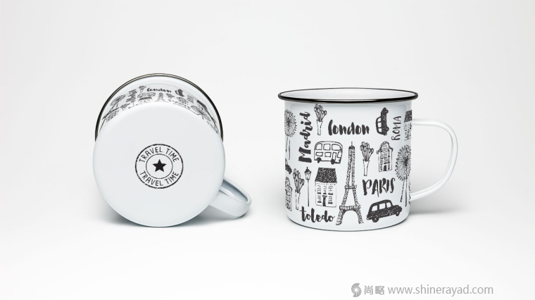 Travel Time 黑白插畫設(shè)計(jì)-上海品牌策劃設(shè)計(jì)公司5