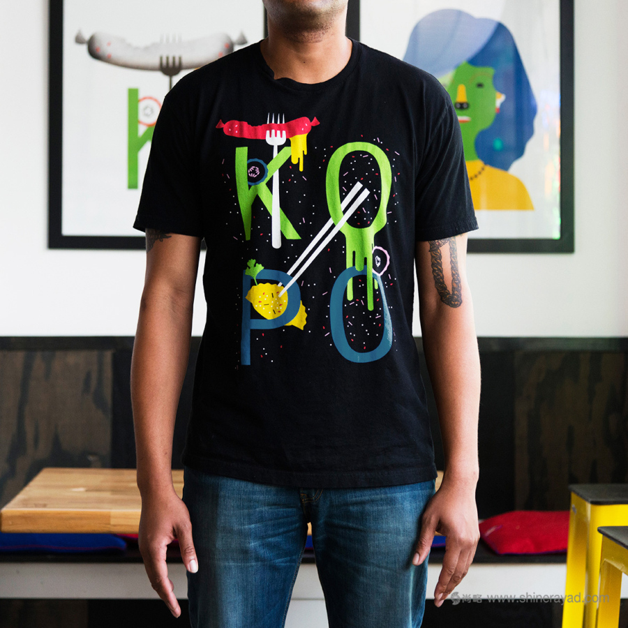 國(guó)外餐飲品牌形象設(shè)計(jì)案例欣賞——Kimski波蘭菜韓國(guó)料理融合菜餐廳餐飲品牌形象設(shè)計(jì)插畫設(shè)計(jì)5