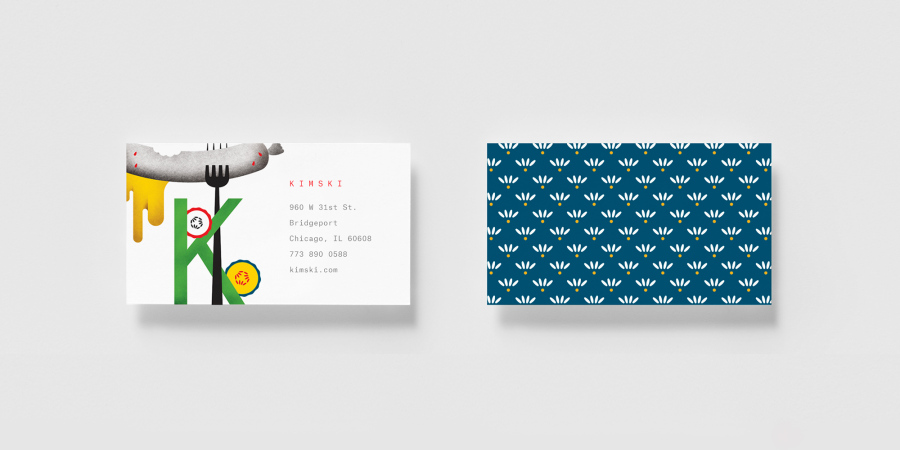 國(guó)外餐飲品牌形象設(shè)計(jì)案例欣賞——Kimski波蘭菜韓國(guó)料理融合菜餐廳餐飲品牌形象設(shè)計(jì)插畫設(shè)計(jì)8