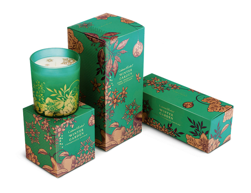 Noel Candle 蠟燭包裝設(shè)計植物插畫設(shè)計綠色裝-上海包裝設(shè)計公司-上海品牌設(shè)計公司3