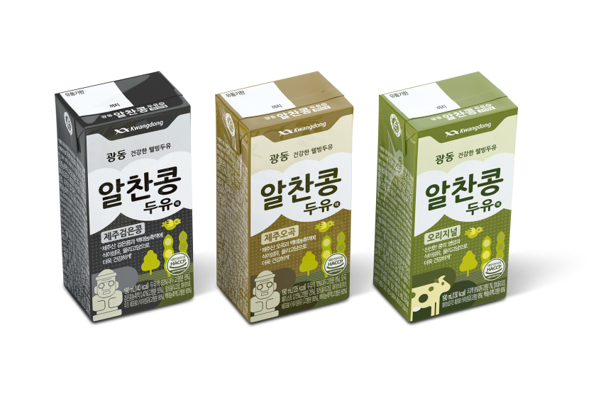 上海食品包裝設(shè)計公司設(shè)計欣賞：韓國Alchan品牌豆?jié){豆奶包裝設(shè)計2