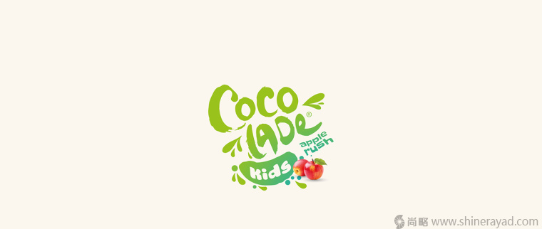 Cocolade Kids 健康飲料飲品logo設計
