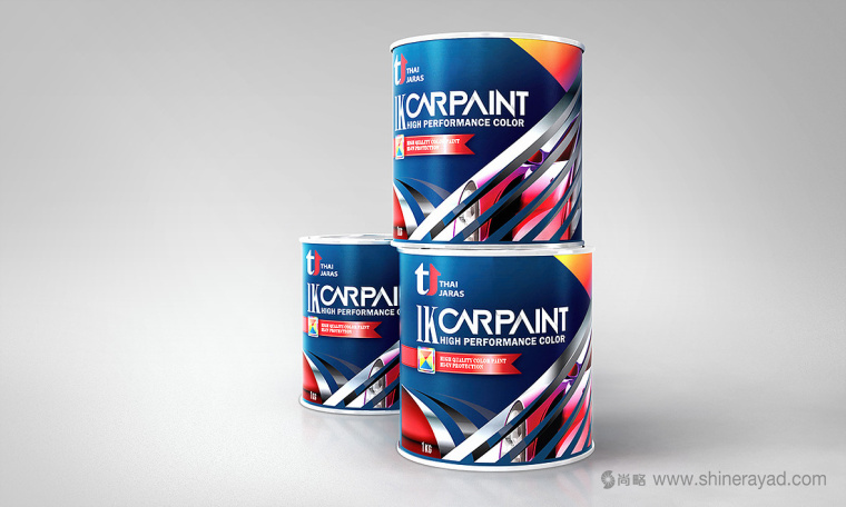 THAI JARAS 汽車(chē)油漆汽車(chē)修補(bǔ)漆包裝設(shè)計(jì)-上海包裝設(shè)計(jì)公司2
