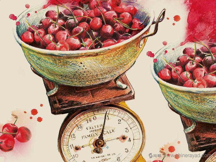 上海包裝設(shè)計(jì)-Villa Dini 水墨風(fēng)格水果飲料包裝設(shè)計(jì)插畫(huà)設(shè)計(jì)5