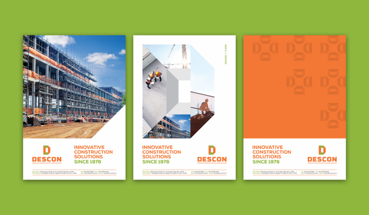 Descon 建筑工業(yè)公司品牌VI設(shè)計-上海VI設(shè)計公司