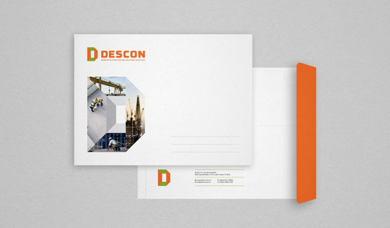 Descon 建筑工業(yè)公司品牌VI設(shè)計-上海VI設(shè)計公司