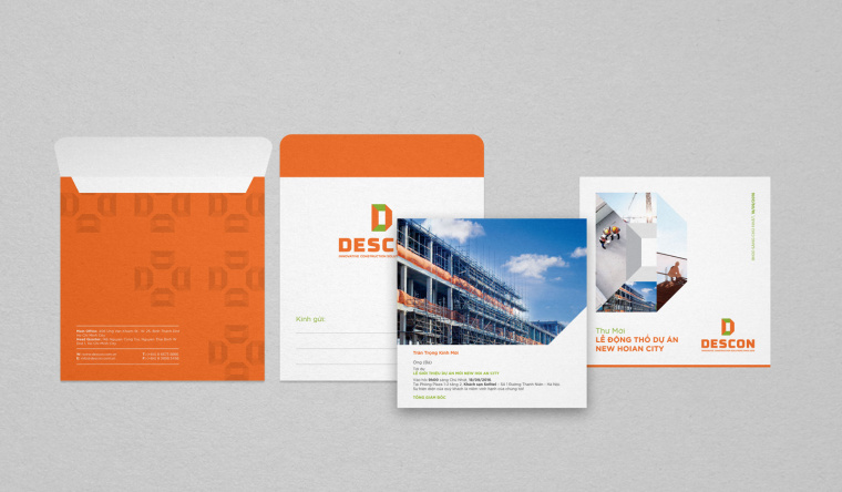 Descon 建筑工業(yè)公司品牌VI設(shè)計-上海VI設(shè)計公司