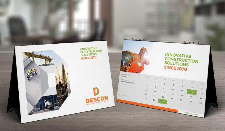 Descon 建筑工業(yè)公司品牌VI設(shè)計-上海VI設(shè)計公司