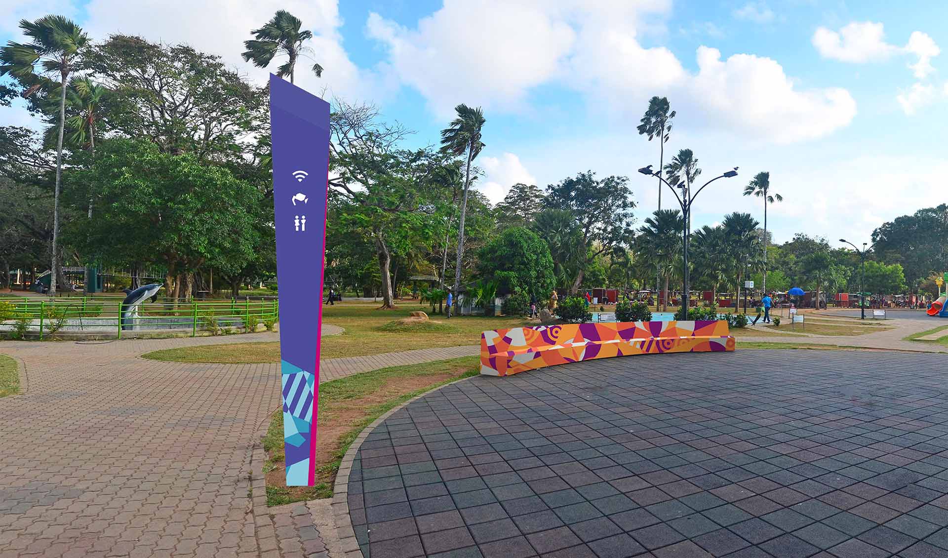 斯里蘭卡科倫坡2024年申奧“夢(mèng)幻幾何圖案”風(fēng)品牌視覺(jué)形象設(shè)計(jì)欣賞-導(dǎo)視牌設(shè)計(jì)