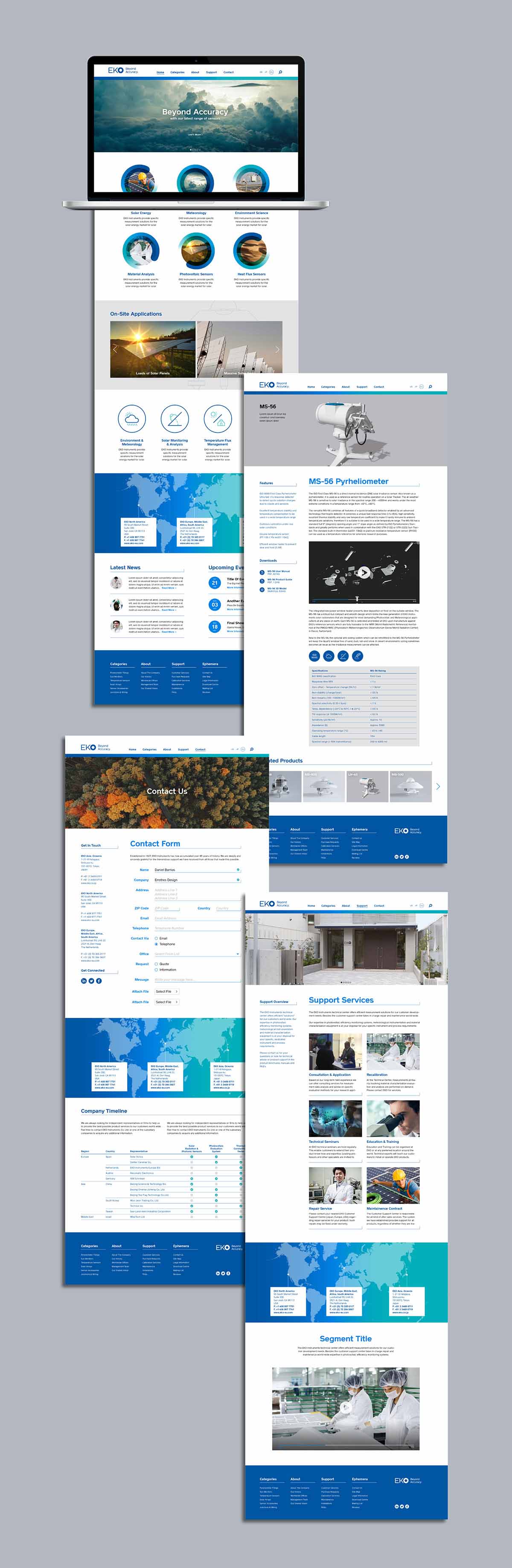 EKO 科技公司品牌視覺形象設計-網(wǎng)站設計-上海品牌設計公司