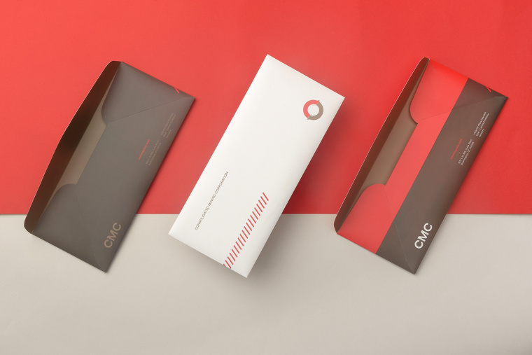 協(xié)調(diào)色風(fēng)格CMC 礦業(yè)公司企業(yè)VIS視覺識(shí)別系統(tǒng)-VI設(shè)計(jì)-邀請(qǐng)函封套設(shè)計(jì)