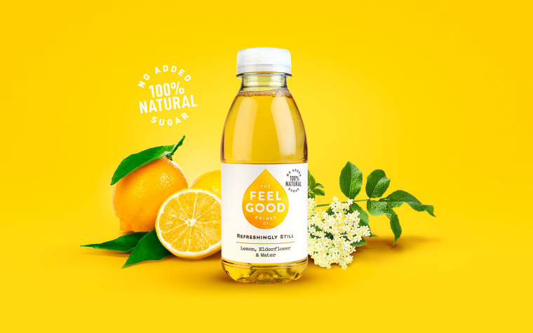 純凈自然風(fēng)格 Feel Good 果汁飲料包裝設(shè)計(jì)品牌推廣