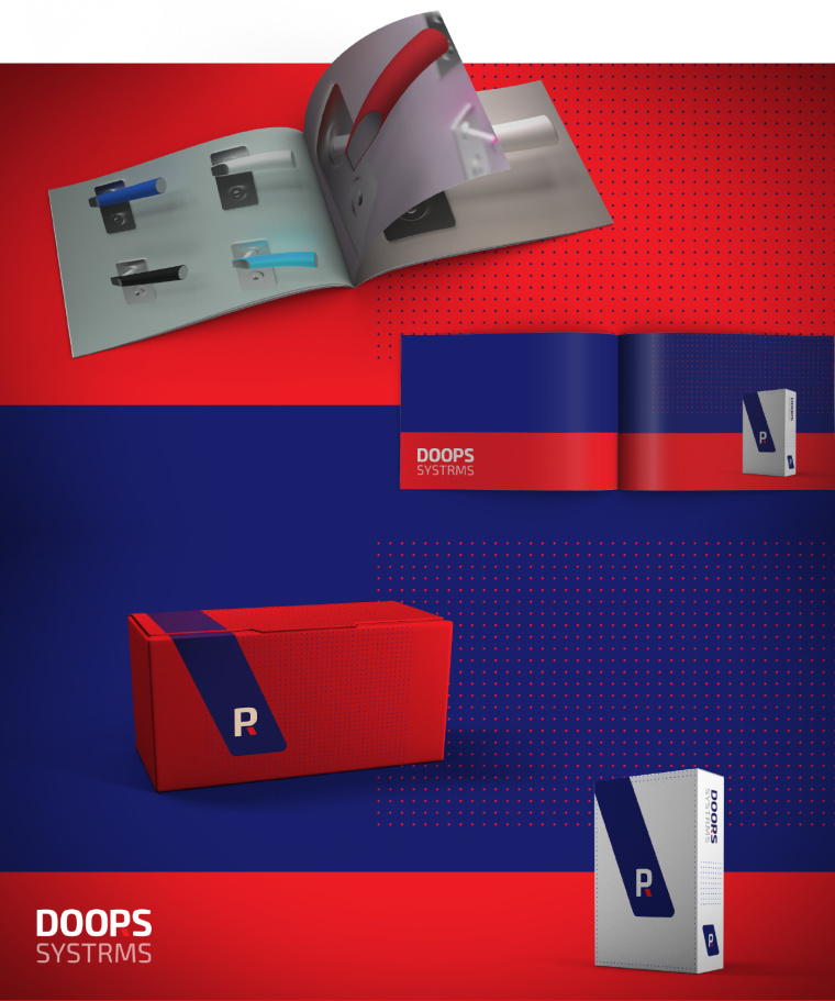 工業(yè)風(fēng)門禁電子鎖門鎖系統(tǒng)品牌VI設(shè)計(jì)logo設(shè)計(jì)