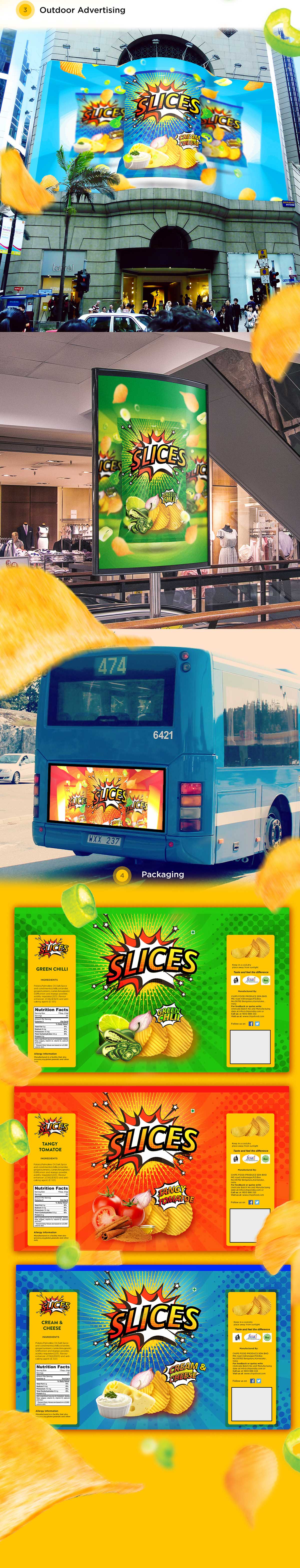 讓味覺(jué)尖叫的Slices 切片薯片品牌logo設(shè)計(jì)包裝設(shè)計(jì)-上海食品包裝設(shè)計(jì)公司