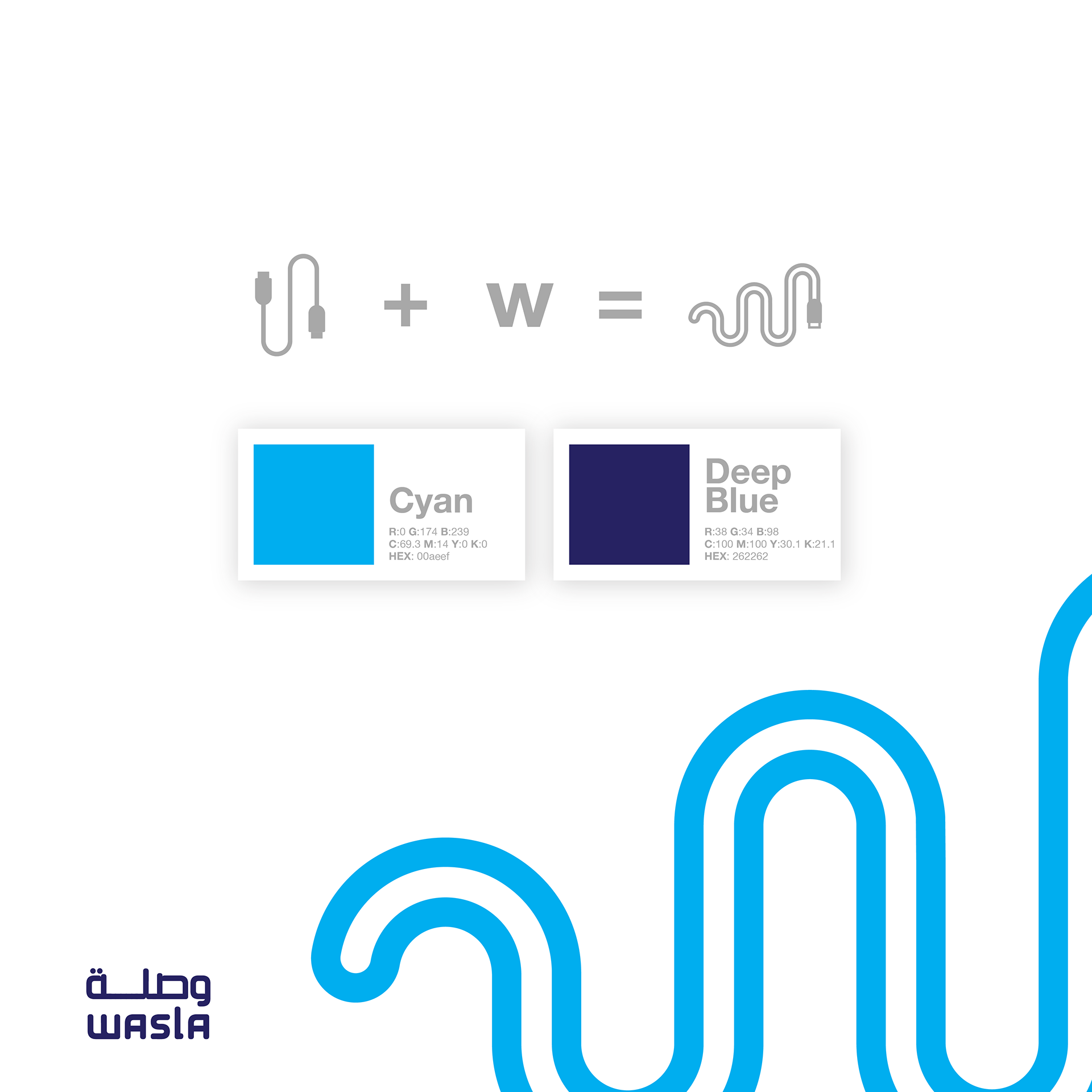 wasla 電子產(chǎn)品商店“W字母IT風(fēng)格”logo設(shè)計(jì)-上海設(shè)計(jì)公司