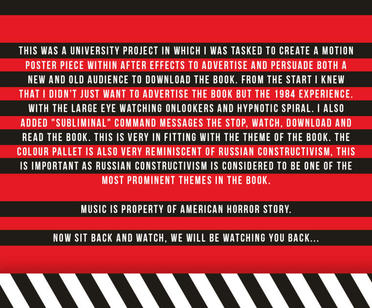 壓抑而痛苦的《一九八四》循環(huán)動(dòng)態(tài)海報(bào)設(shè)計(jì)-上海海報(bào)設(shè)計(jì)公司 壓抑而痛苦的《一九八四》循環(huán)動(dòng)態(tài)海報(bào)設(shè)計(jì)-上海海報(bào)設(shè)計(jì)公司