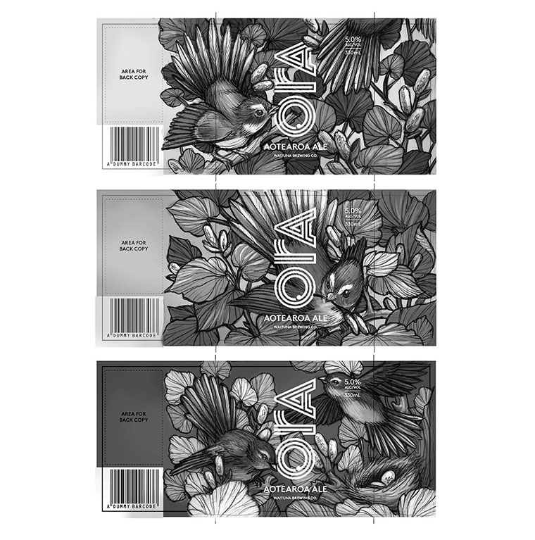 Ora毛利人啤酒品牌包裝設(shè)計(jì),使用川崎植物的美麗插圖設(shè)計(jì) Ora毛利人啤酒品牌包裝設(shè)計(jì),使用川崎植物的美麗插圖設(shè)計(jì)