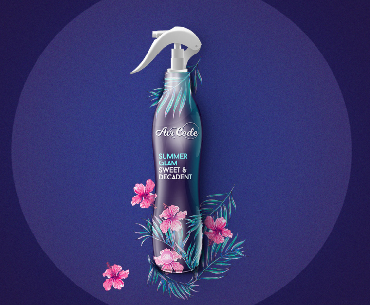 Air Code 空氣清新劑包裝設(shè)計花鳥插畫篇-上海包裝設(shè)計公司