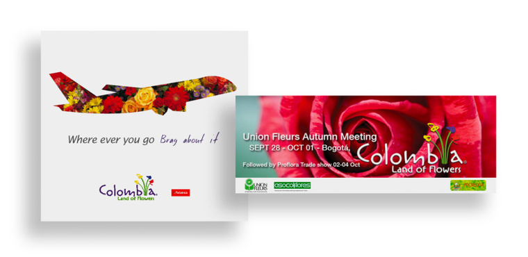 千變萬化的哥倫比亞鮮花出口商協(xié)會標志設計