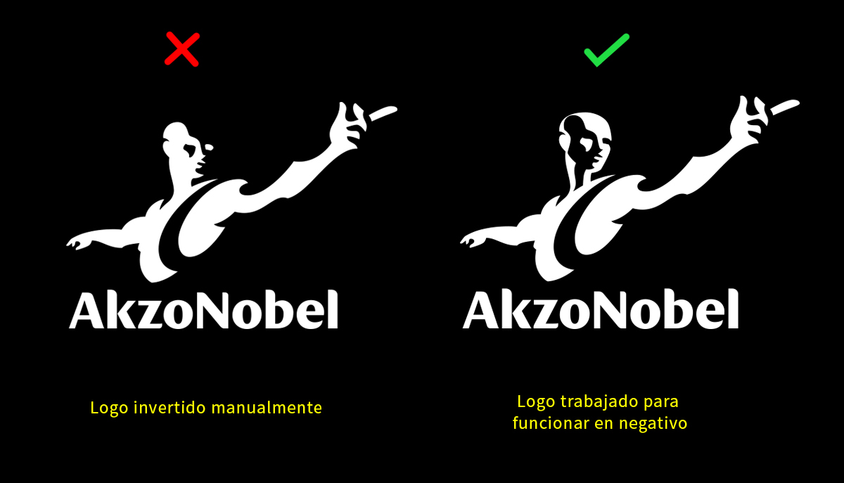 反白標(biāo)志如何設(shè)計-阿克蘇諾貝爾標(biāo)志