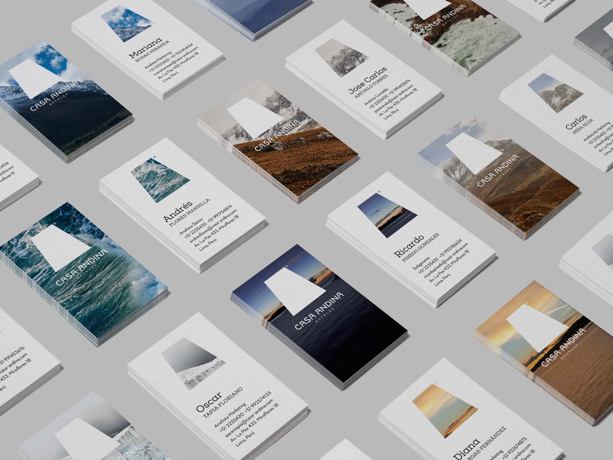 簡(jiǎn)約幾何圖形標(biāo)志及vi設(shè)計(jì)-Casa Andina旅游文化產(chǎn)業(yè)新品牌形象設(shè)計(jì)