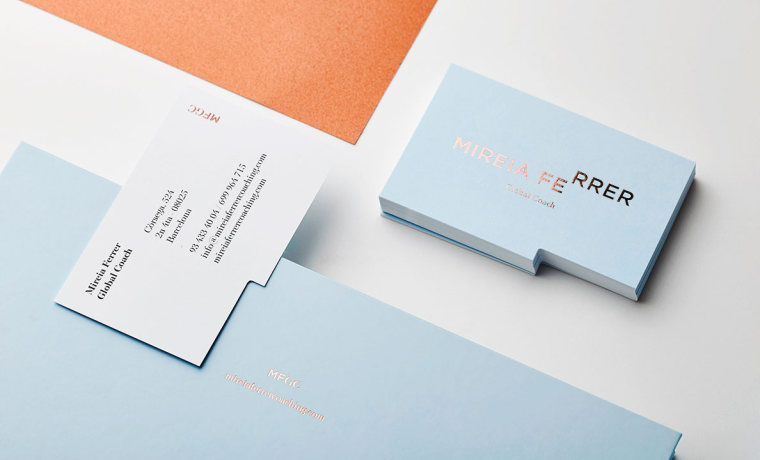 尊貴而優(yōu)雅的生活教練Mireia Ferrer品牌VI形象設(shè)計-名片設(shè)計 尊貴而優(yōu)雅的生活教練Mireia Ferrer品牌VI形象設(shè)計-名片設(shè)計