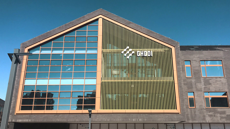 以藥滴、基因、細胞為靈感的GHDDI全球健康藥物研究所logo設計