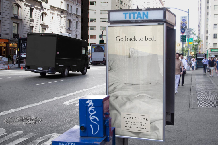 Parachute床單家居服品牌平面創(chuàng)意廣告“使家庭生活回歸慢節(jié)奏”篇-回去睡覺 Parachute床單家居服品牌平面創(chuàng)意廣告“使家庭生活回歸慢節(jié)奏”篇-回去睡覺