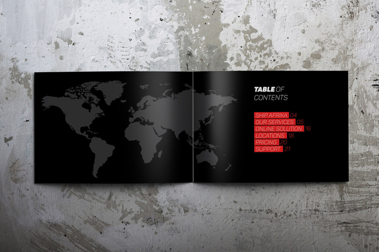 Ship Afrik 全球海運(yùn)航運(yùn)物流公司宣傳畫冊(cè)設(shè)計(jì)