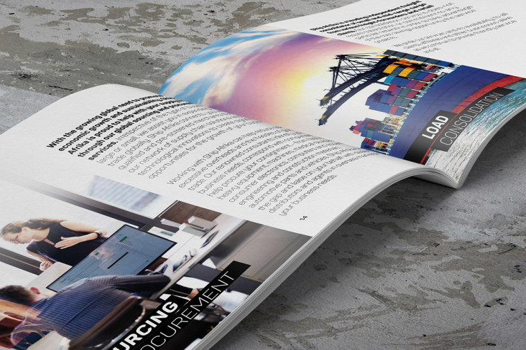 Ship Afrik 全球海運(yùn)航運(yùn)物流公司宣傳畫冊(cè)設(shè)計(jì)