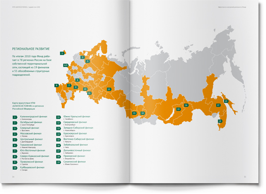 疊加動態(tài)色塊Blagosostoyanie養(yǎng)老金基金公司年度報告（年報）宣傳冊設(shè)計