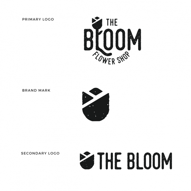 The Bloom 鮮花園藝logo設計-上海logo設計公司 The Bloom 鮮花園藝logo設計-上海logo設計公司