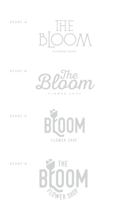 The Bloom 鮮花園藝logo設計-上海logo設計公司 The Bloom 鮮花園藝logo設計-上海logo設計公司