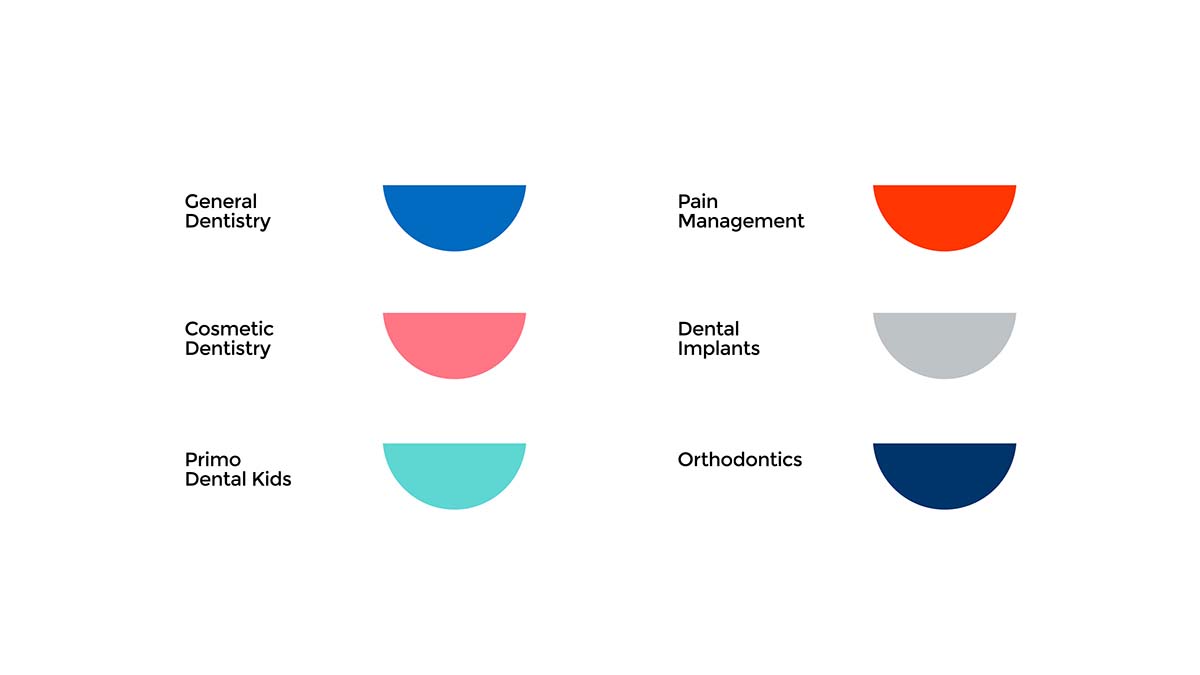 傳達(dá)微笑理念的Primo Dental牙科牙醫(yī)連鎖機(jī)構(gòu)logo設(shè)計(jì)