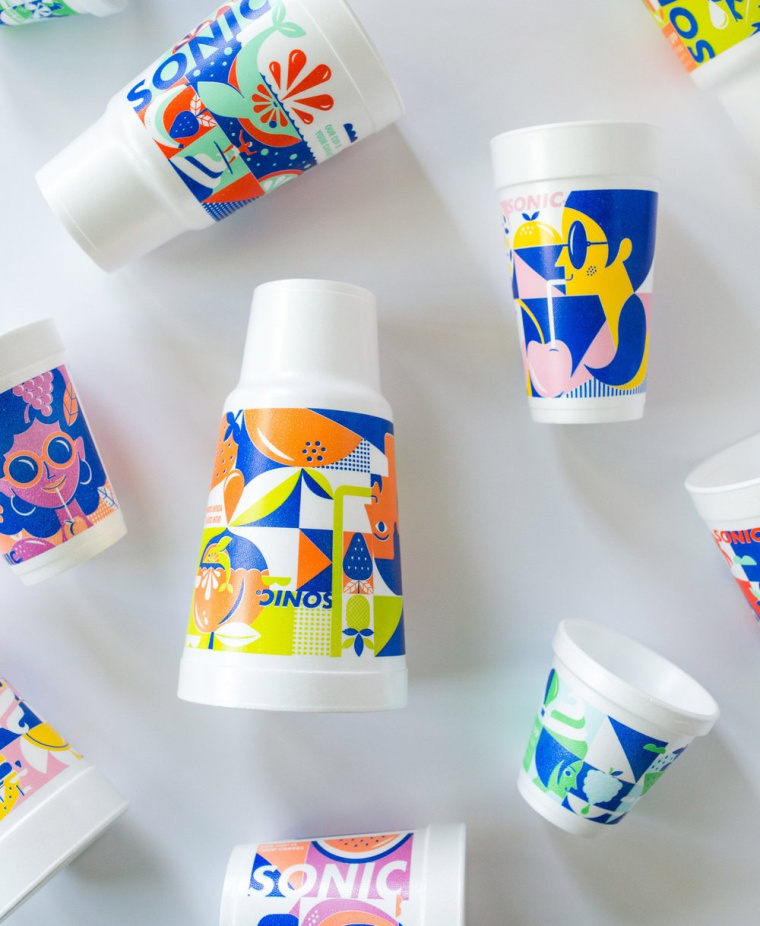 時(shí)尚餐飲品牌設(shè)計(jì)-Sonic外賣飲料杯餐飲盒子包裝設(shè)計(jì),給您深深的夏日懷念 時(shí)尚餐飲品牌設(shè)計(jì)-Sonic外賣飲料杯餐飲盒子包裝設(shè)計(jì),給您深深的夏日懷念