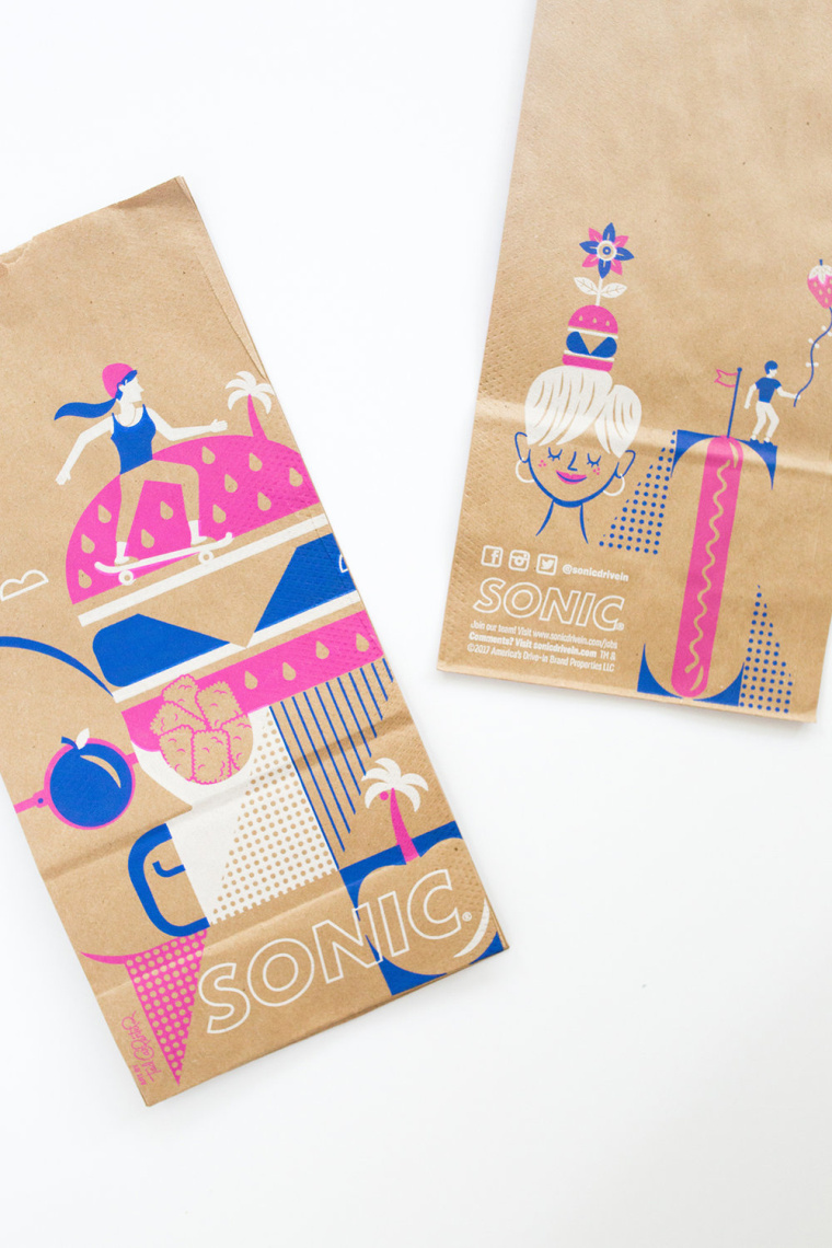 時(shí)尚餐飲品牌設(shè)計(jì)-Sonic外賣飲料杯餐飲盒子包裝設(shè)計(jì),給您深深的夏日懷念 時(shí)尚餐飲品牌設(shè)計(jì)-Sonic外賣飲料杯餐飲盒子包裝設(shè)計(jì),給您深深的夏日懷念