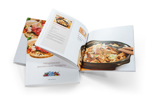 Vse svoe 農場健康食材產品宣傳畫冊設計