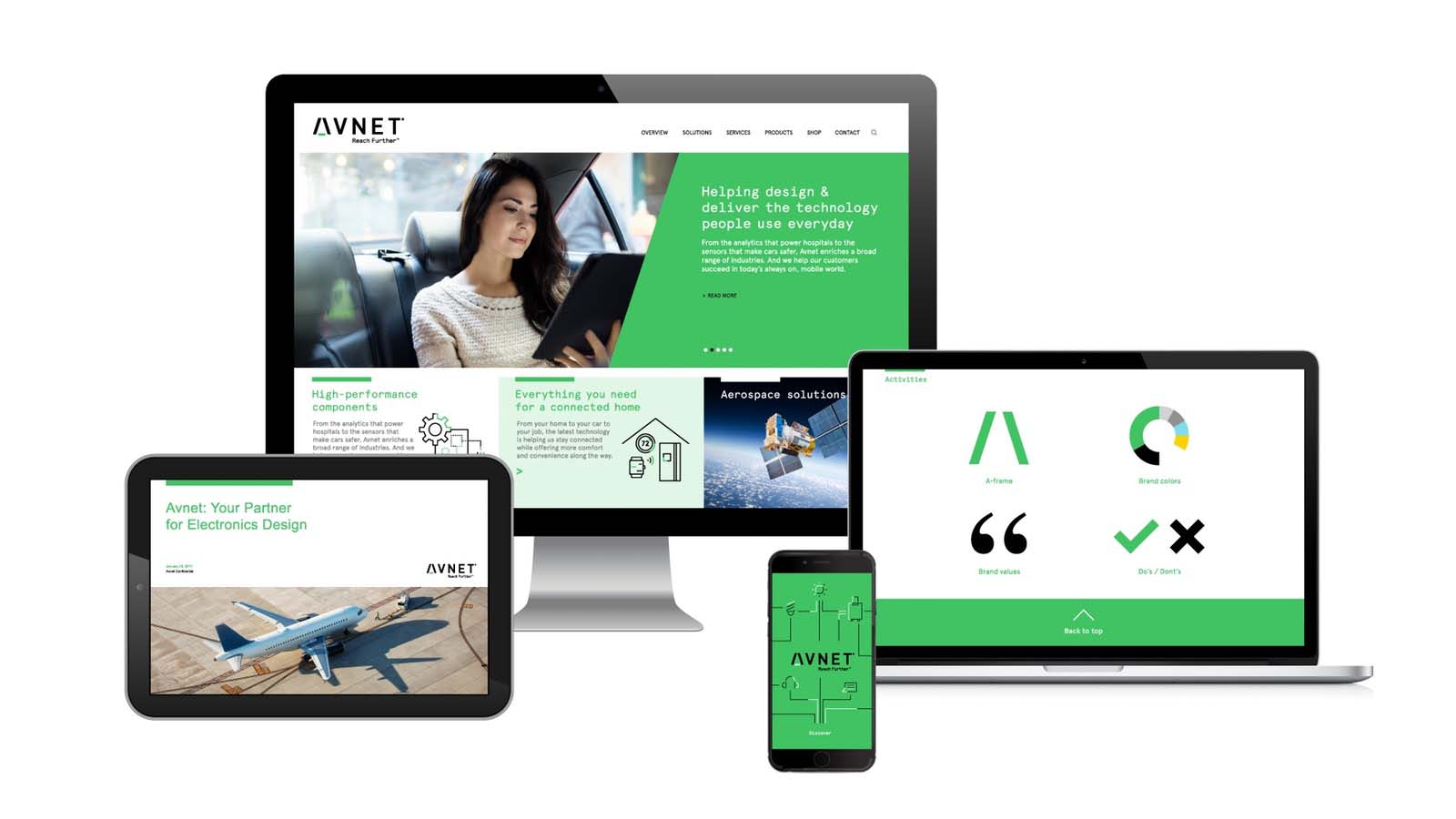 AVNET電子元件集團(tuán)新品牌logo與視覺(jué)形象VI設(shè)計(jì)