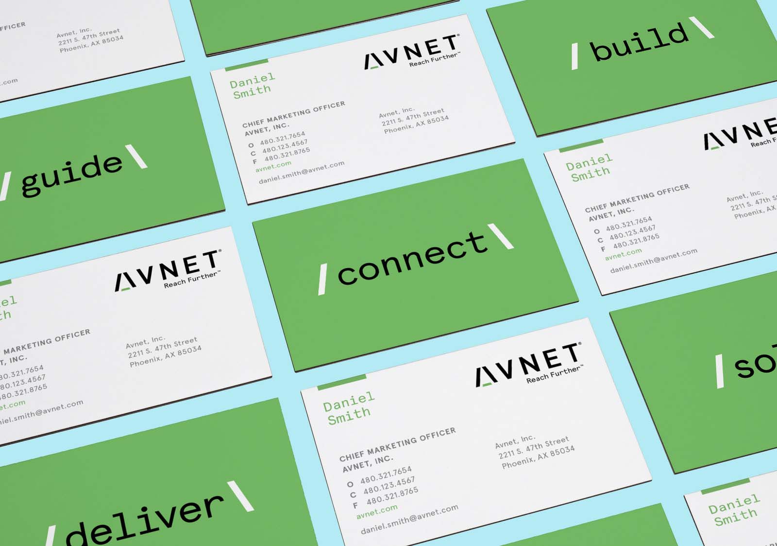 AVNET電子元件集團(tuán)新品牌logo與視覺(jué)形象VI設(shè)計(jì)