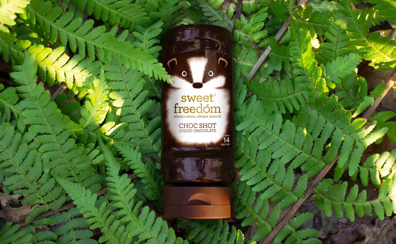 甜蜜的自由天然水果糖漿包裝設(shè)計(jì)，利用動(dòng)物表現(xiàn)產(chǎn)品適合糖尿病患者的特性