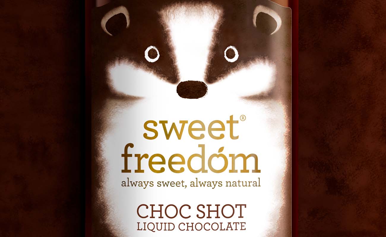 甜蜜的自由天然水果糖漿包裝設(shè)計(jì)，利用動(dòng)物表現(xiàn)產(chǎn)品適合糖尿病患者的特性