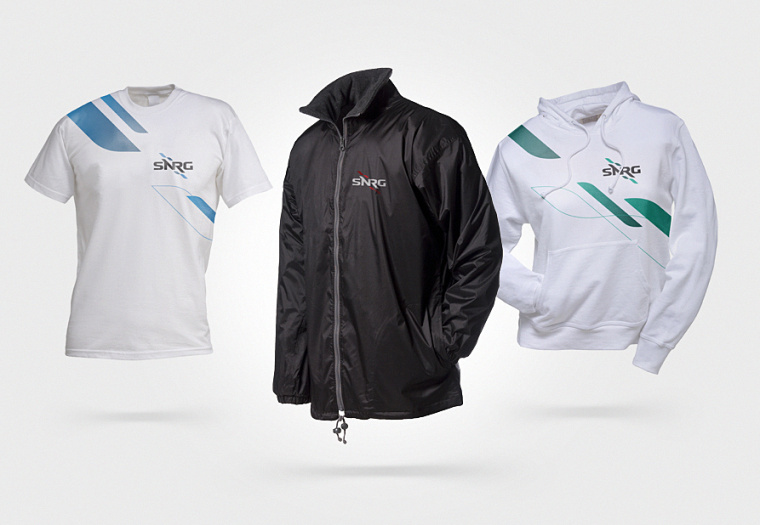 工程服務(wù)公司SNRG“動(dòng)態(tài)”VI設(shè)計(jì)——螺旋形裝飾圖形與字母的完美結(jié)合